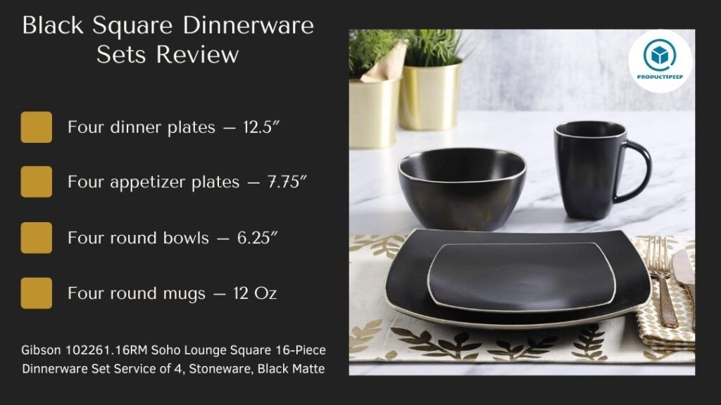 Black Square Dinnerware Sets Review Complete Purchasing Guide